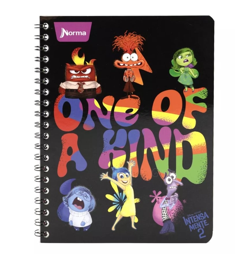 Cuadernos de Intensamente 2 marca Norma