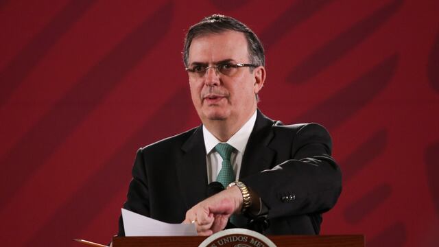 Marcelo Ebrard. Encuentro con Mike Pence en la Casa Blanca.