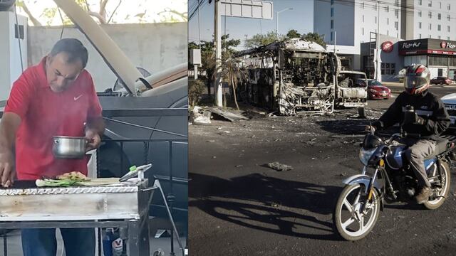 Tío ignorando el 'Culiacanazo'