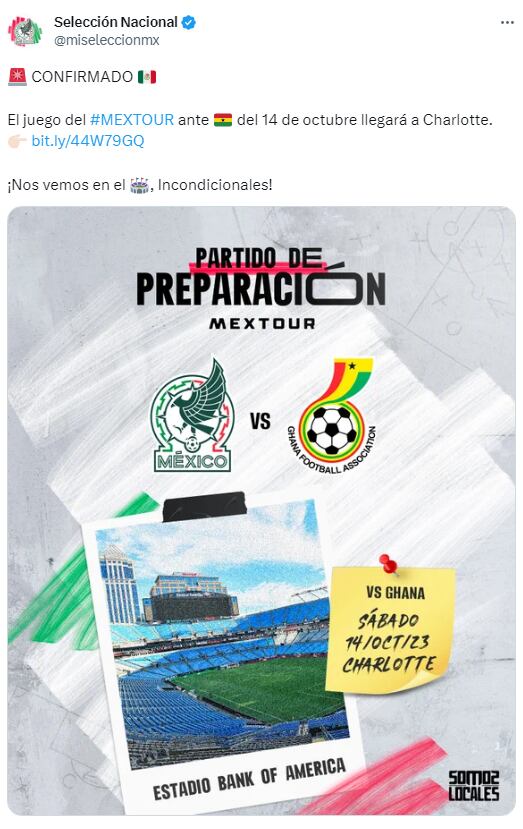 Selección Mexicana vs Ghana