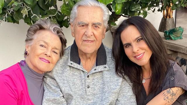 Kate del Castillo y sus padres, Eric del Castillo y Kate Trillo