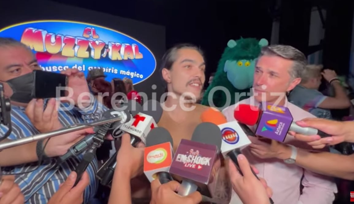 Sergio Mayer cuidando las declaraciones de Sergio Mayer Mori.