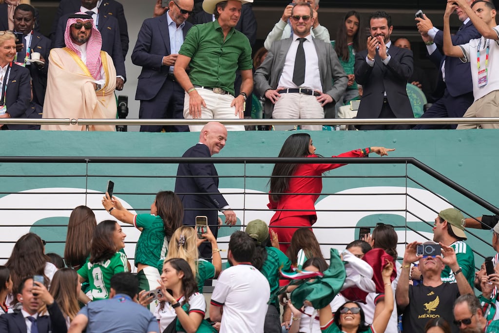 Salma Hayek en la inauguración del Mundial 2026