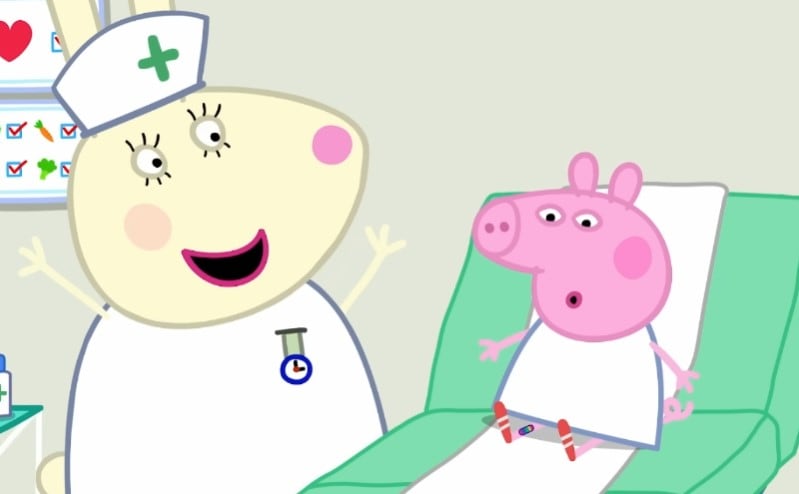 Primeros auxilios con Peppa Pig