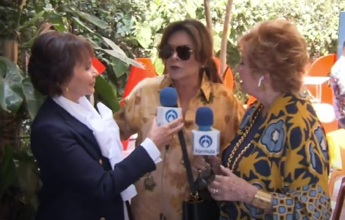 Pati Chapoy, Maxine Woodside y Mara Patricia Castañeda