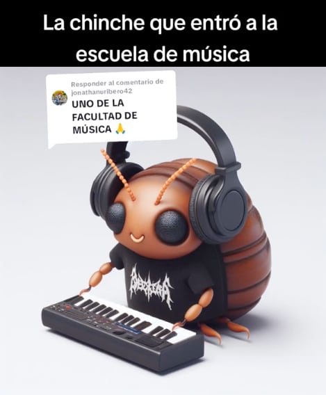 Así se verían las chinches estudiando carreras en la UNAM