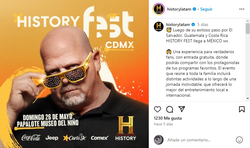 ¿Rick Harrison en México? El Precio de la Historia llega a Papalote Museo del Niño