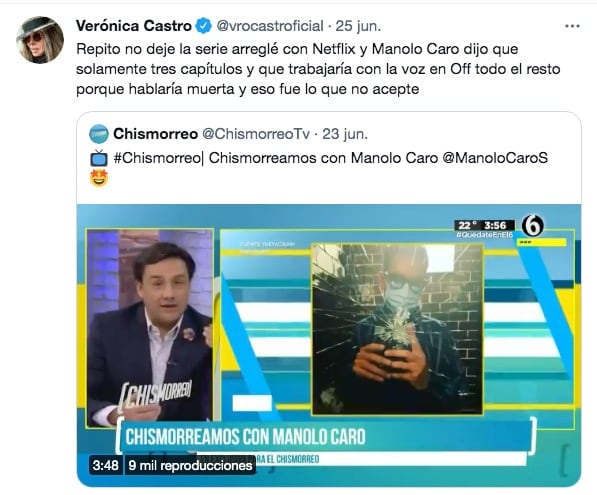 Verónica Castro-Manolo Caro