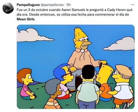Memes del 3 de octubre porque Mean Girls