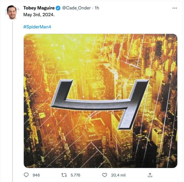 Spider-Man 4 con Tobey Maguire