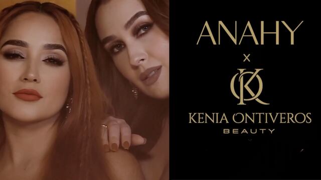 Daisy Anahy, la esposa de Eduin Caz, anuncia su maquillaje junto a Kenia Ontiveros.