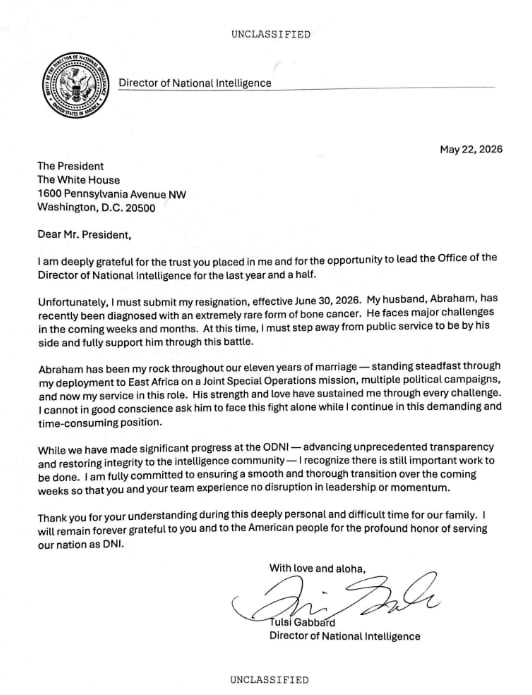 Renuncia de Tulsi Gabbard