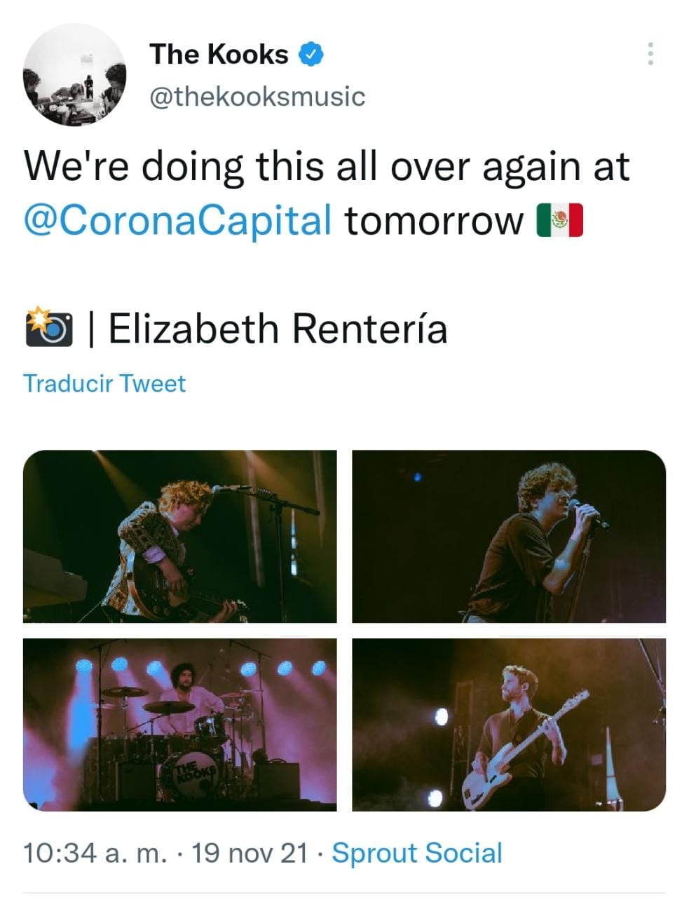 Publicación de Twitter