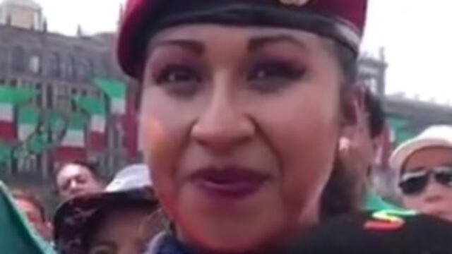 Cecilia Canto, mujer paracaidista del Ejército