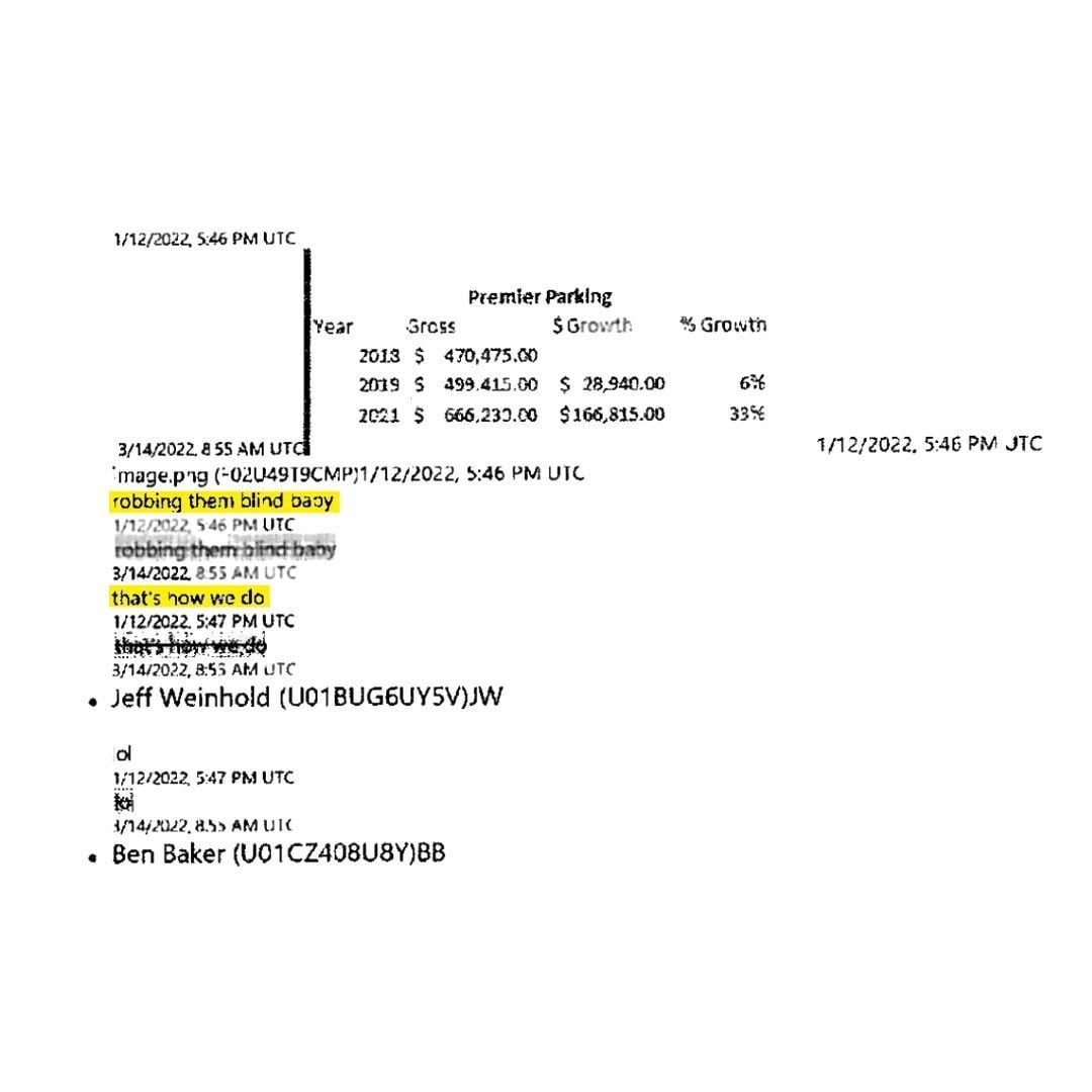 Ben Baker y Jeff Weinhold, ejecutivos de Live Nation, dueña de Ticketmaster, se burlan de los altos precios a fans