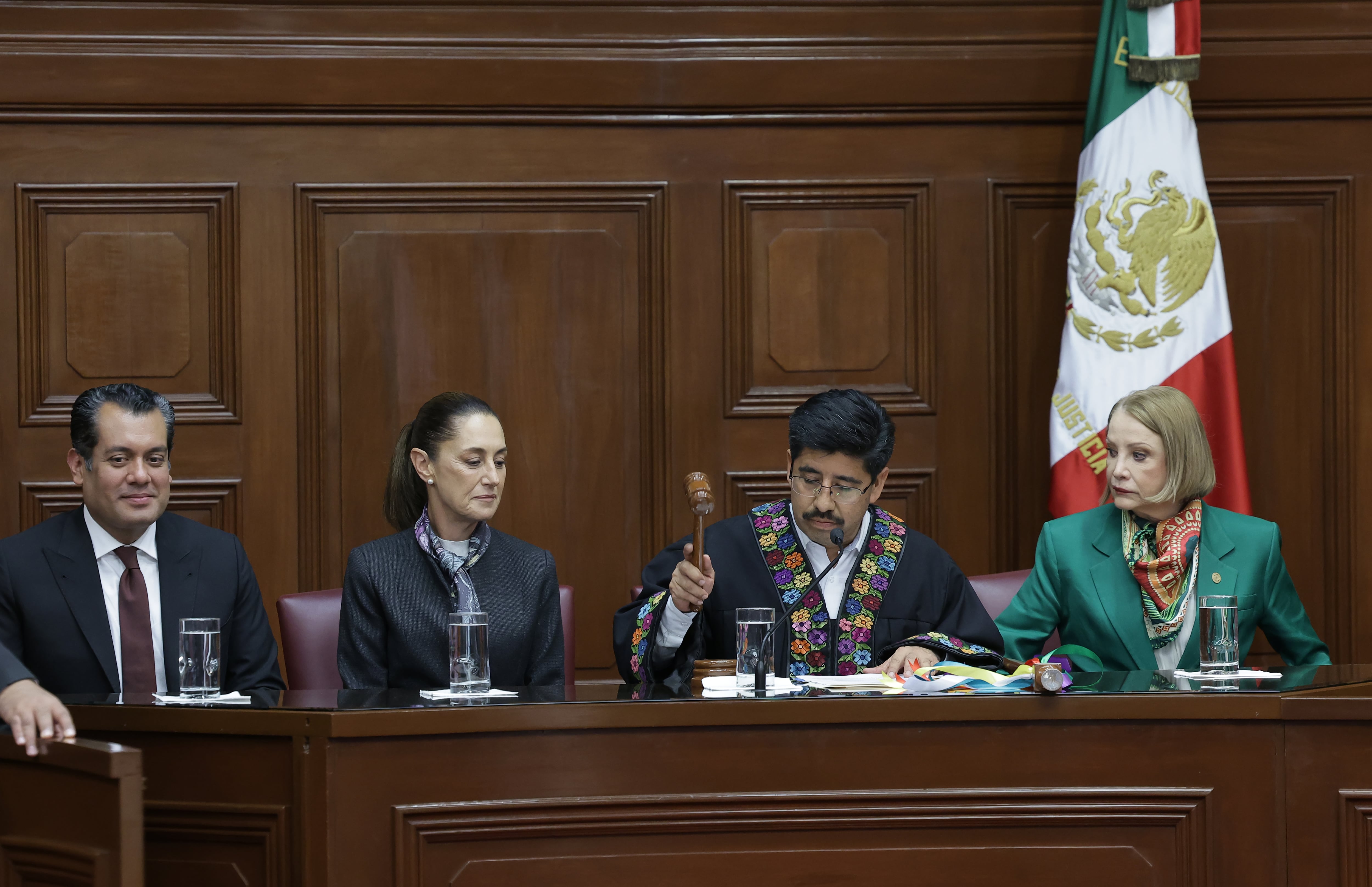 Hugo Aguilar Ortíz, ministro presidente de la SCJN, anuncia acciones de austeridad