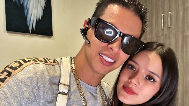 Alex Marín y su novia, Lesly Marín