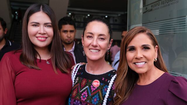Mara Lezama y Claudia Sheinbaum