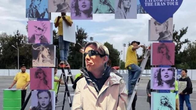 Ricardo Peralta no pudo ver a Taylor Swift en concierto