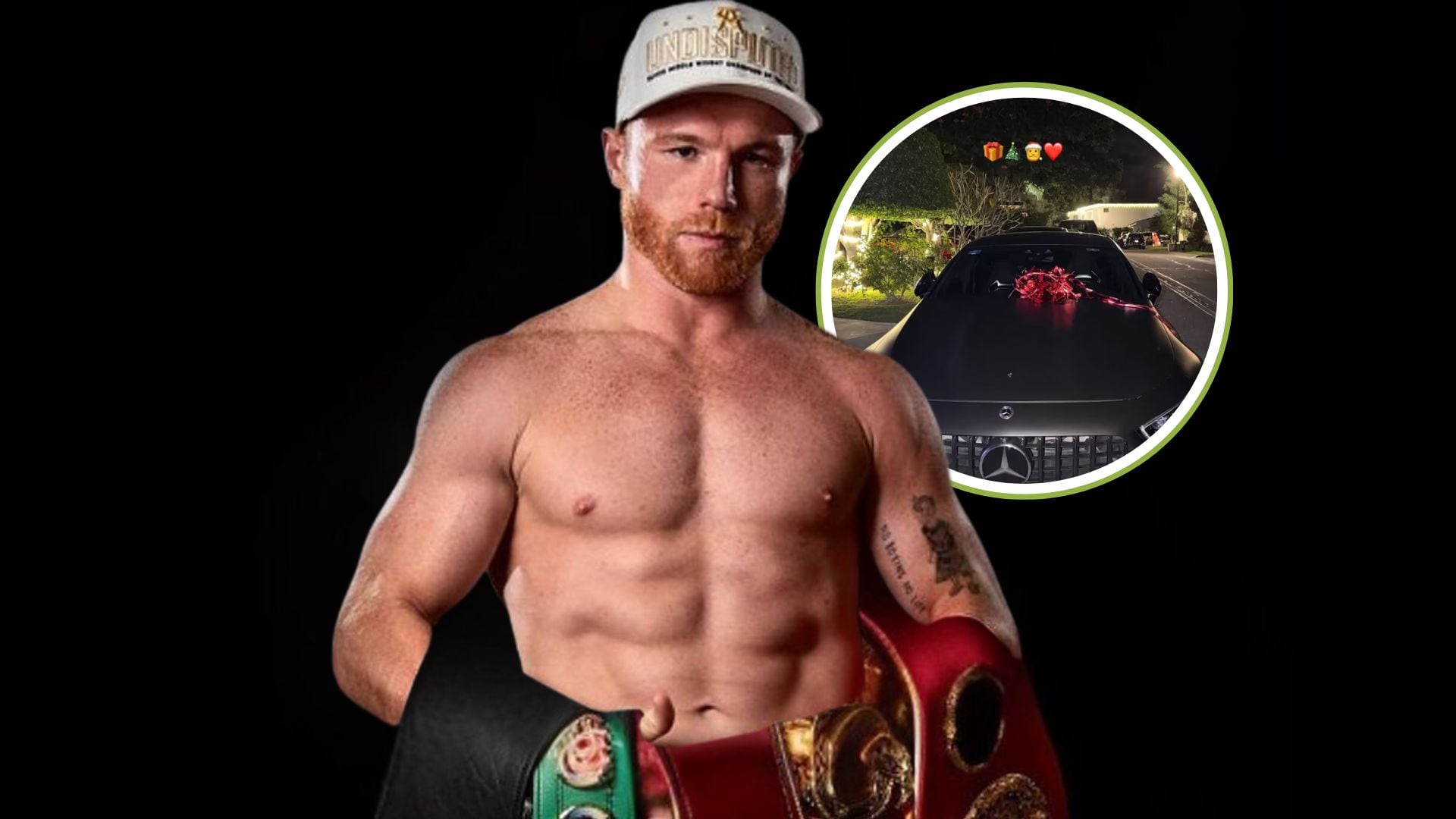 Canelo Álvarez se luce con un Mercedes de 4 millones para su hija Emily por Navidad