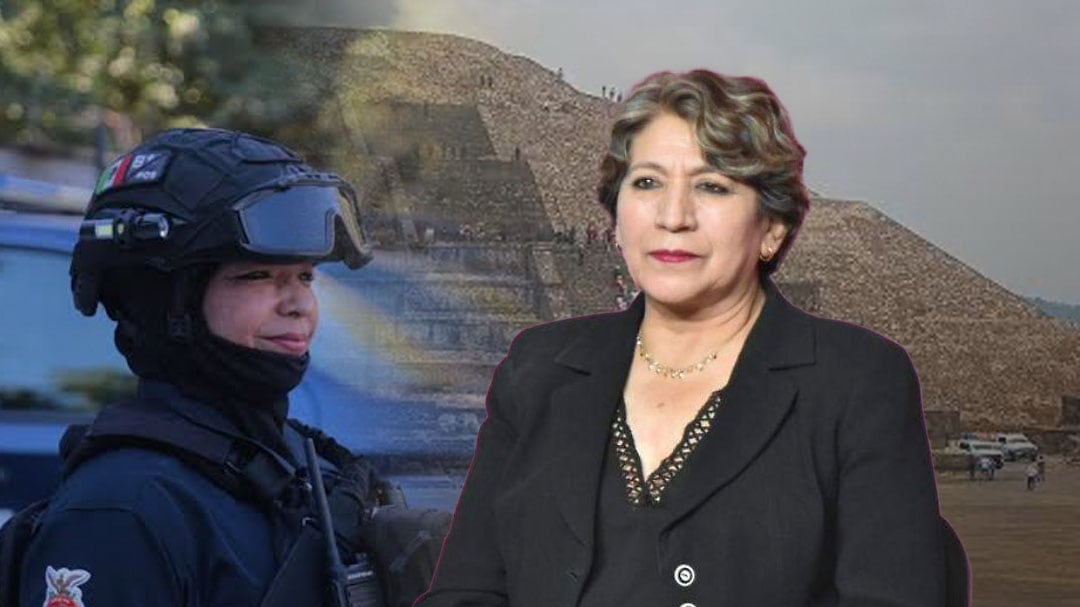 Delfina Gómez responde por balacera en Teotihuacán y respalda a policía estatal