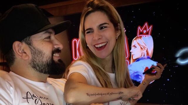 Américo Garza y Karla Panini