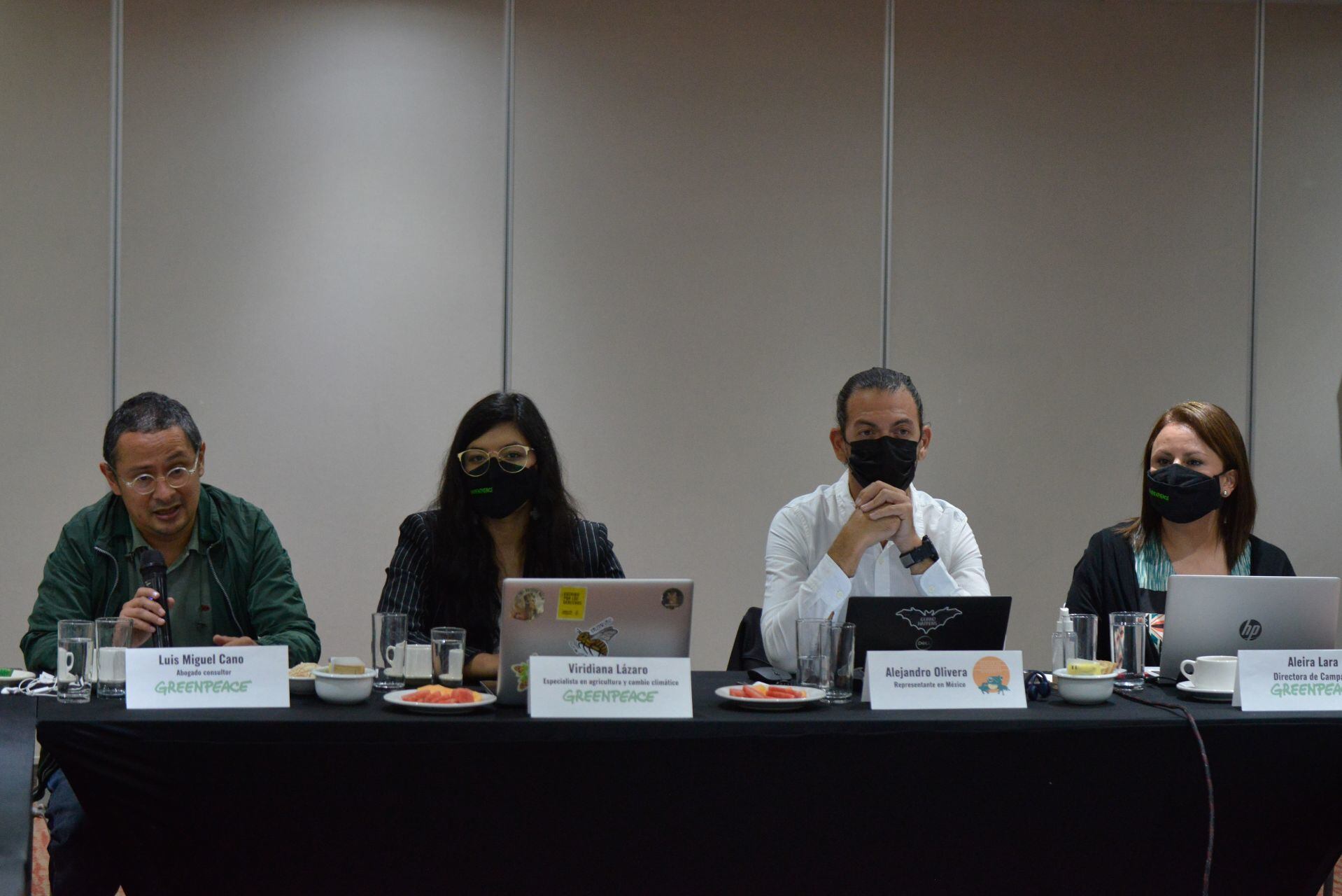 Representantes de Greenpeace México