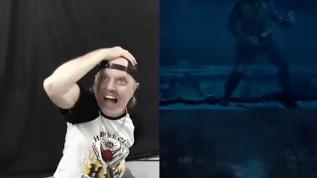 Metallica y Eddie de Stranger Things