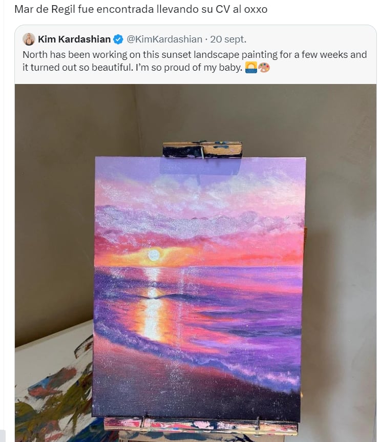 Memes de North West y Mar de Regil