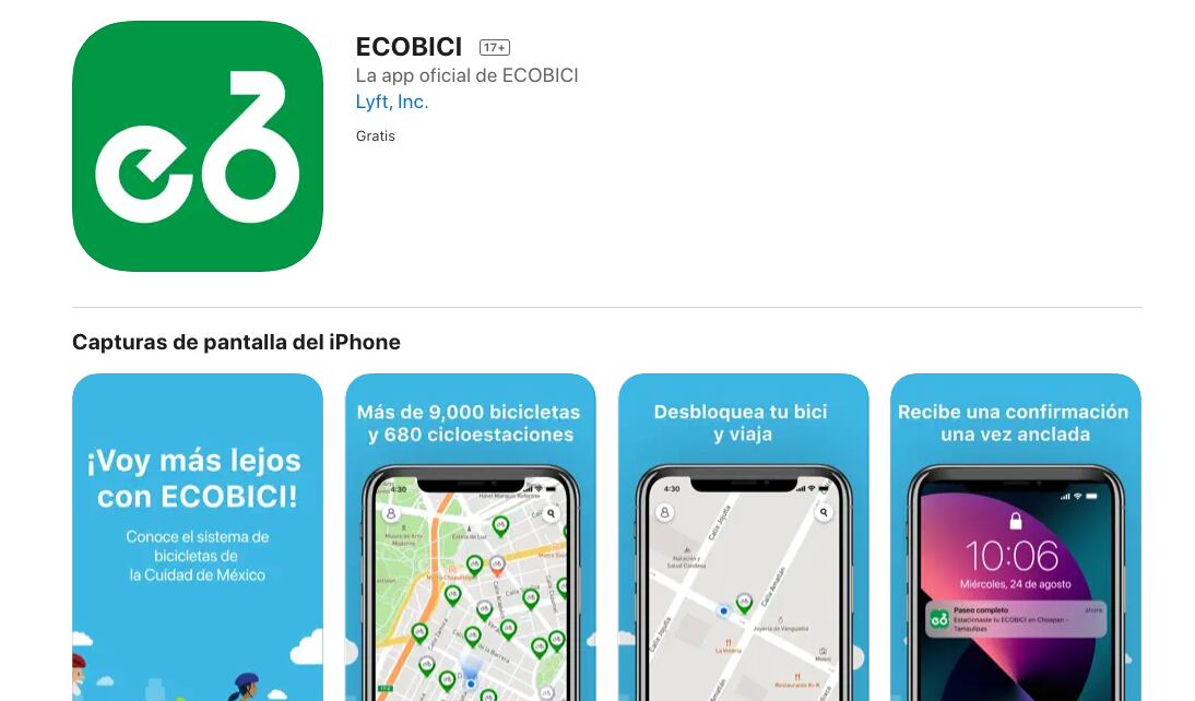 Nueva App de Ecobici