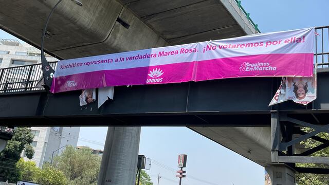 Marea Rosa contra Xóchitl Gálvez