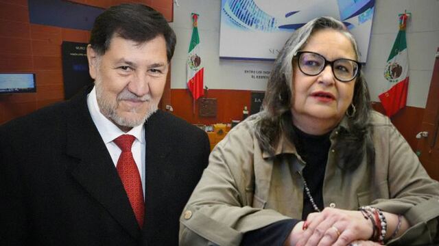 Gerardo Fernández Noroña y Norma Piña se reencuentran en la Cámara de Senadores