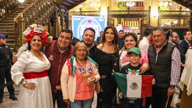Olivia Salomón encabezó el Gran Sorteo "México con M de migrante"