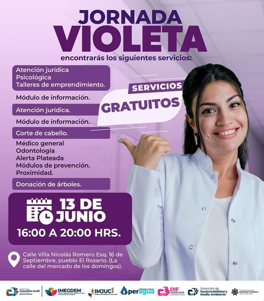 Jornada Violeta en Cuautitlán Izcalli