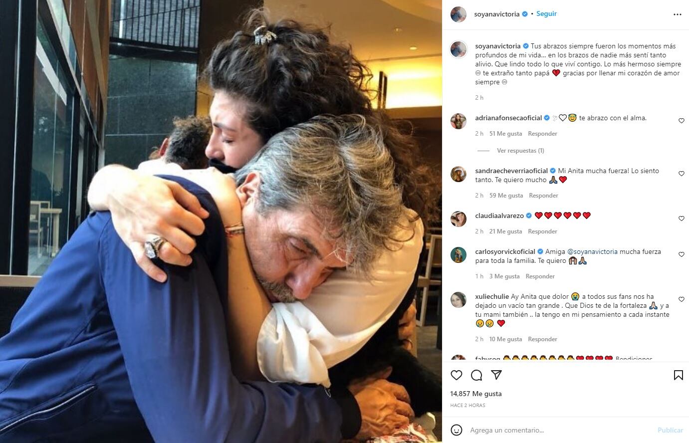 Diego Verdaguer y su hija Ana Victoria