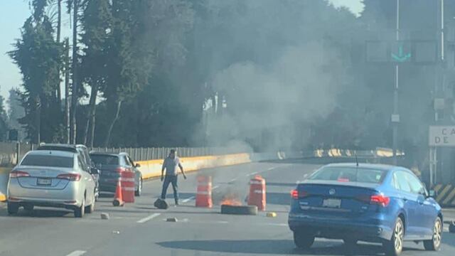 Autopista México-Cuernavaca hoy 18 de abril