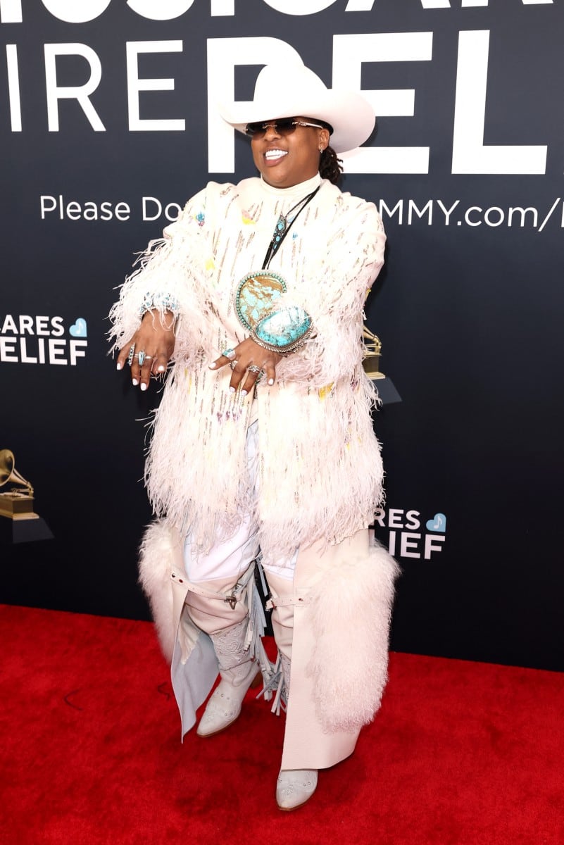 Atia Boggs en los Premios Grammy 2025.