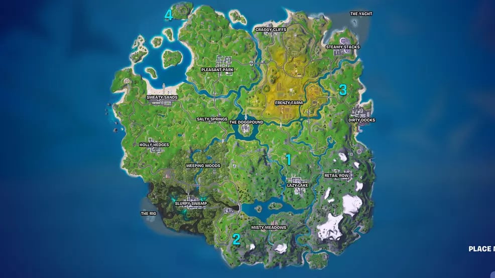 Este es el mapa audios de Hope en Fortnite Remix Chapter 2