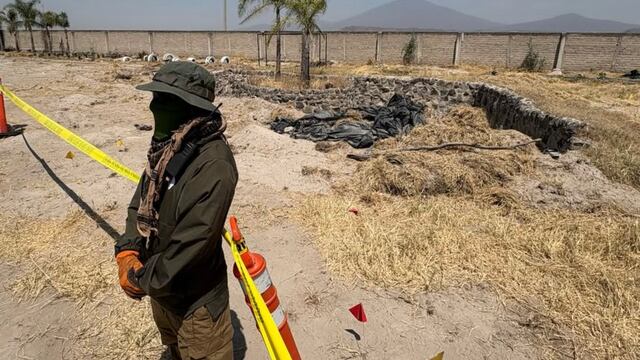 Interior del Rancho Izaguirre del CJNG en Teuchitlán.