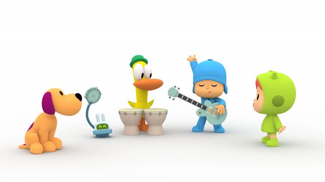 Pocoyó por el Día Mundial del Heavy Metal