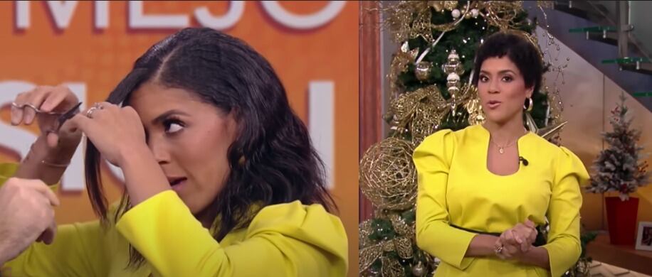 Francisca Lachapel se corta el cabello en vivo para enviar un fuerte mensaje
