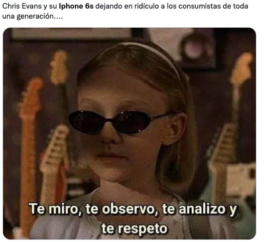 Memes de Chris Evans y su iPhone 6s