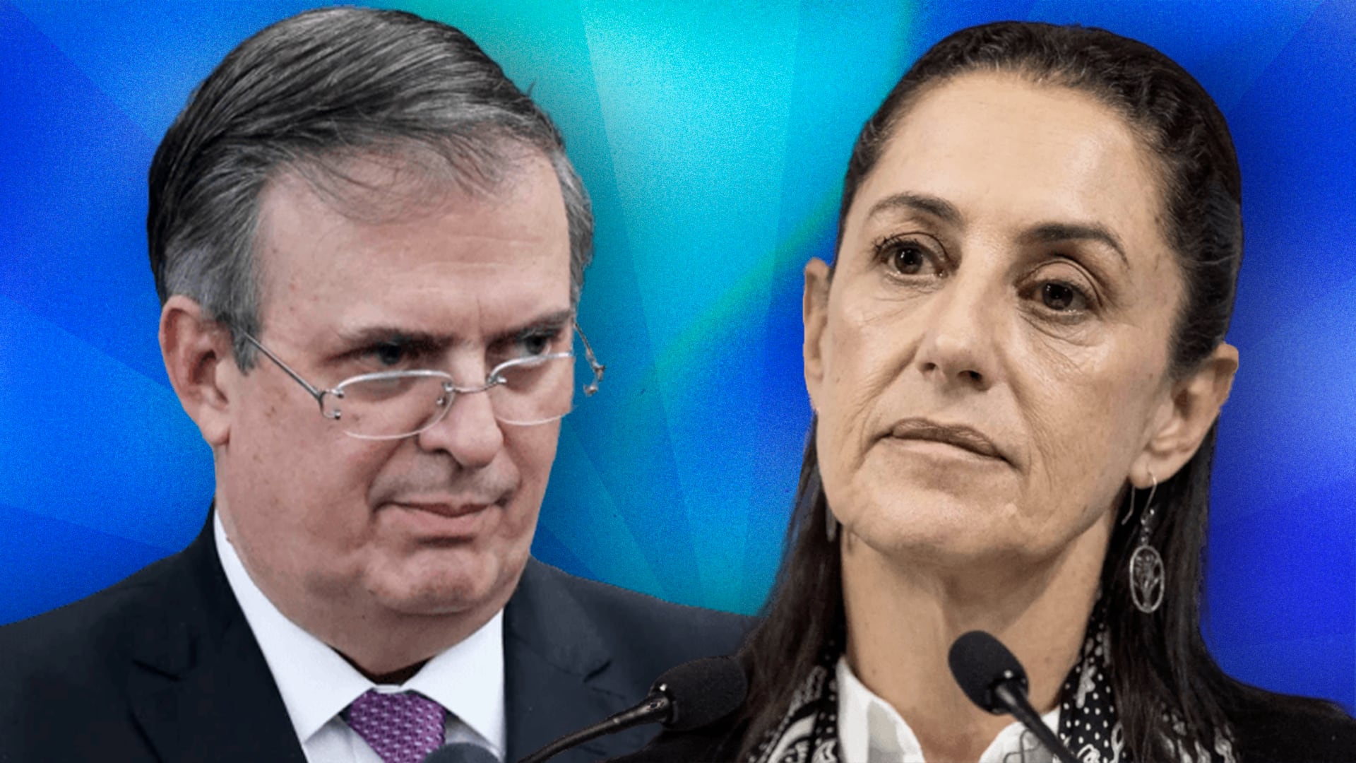 Marcelo Ebrard y Claudia Sheinbaum