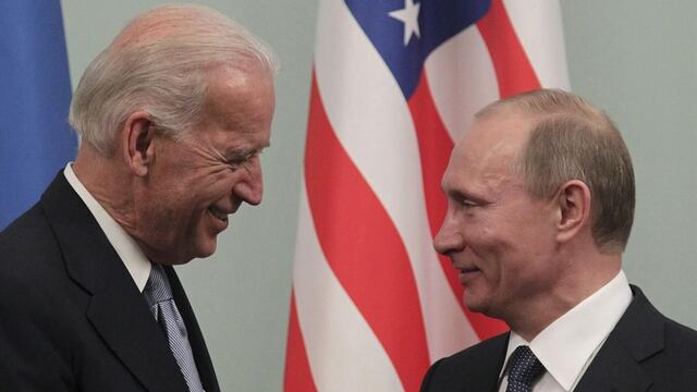 Joe Biden y Vladimir Putin