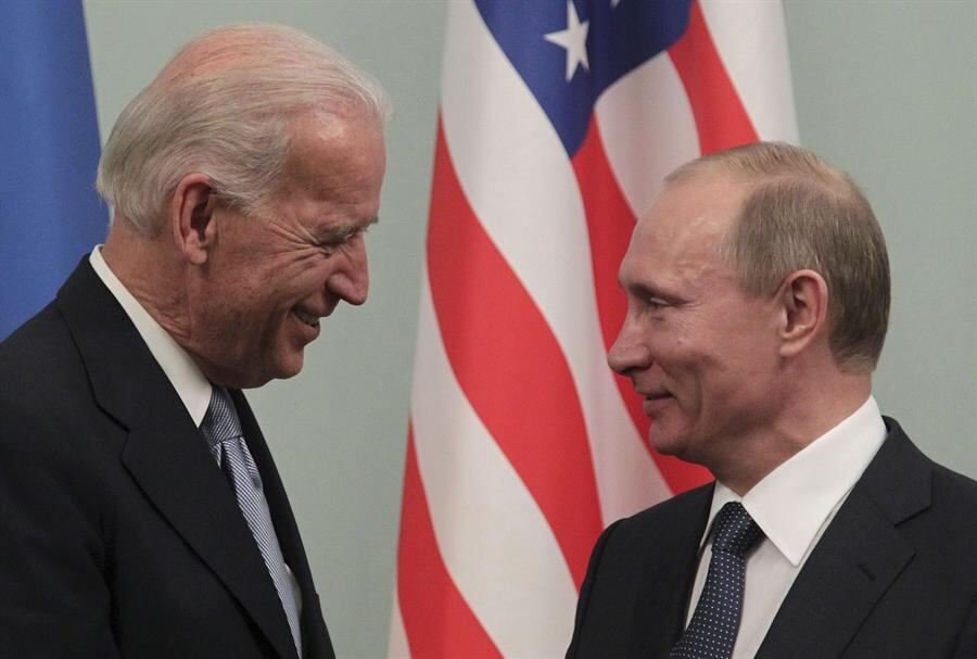 Joe Biden y Vladimir Putin