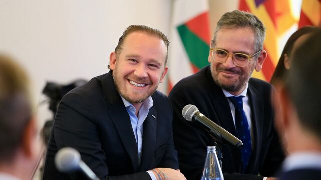 Santiago Taboada con Antonio Basagoiti