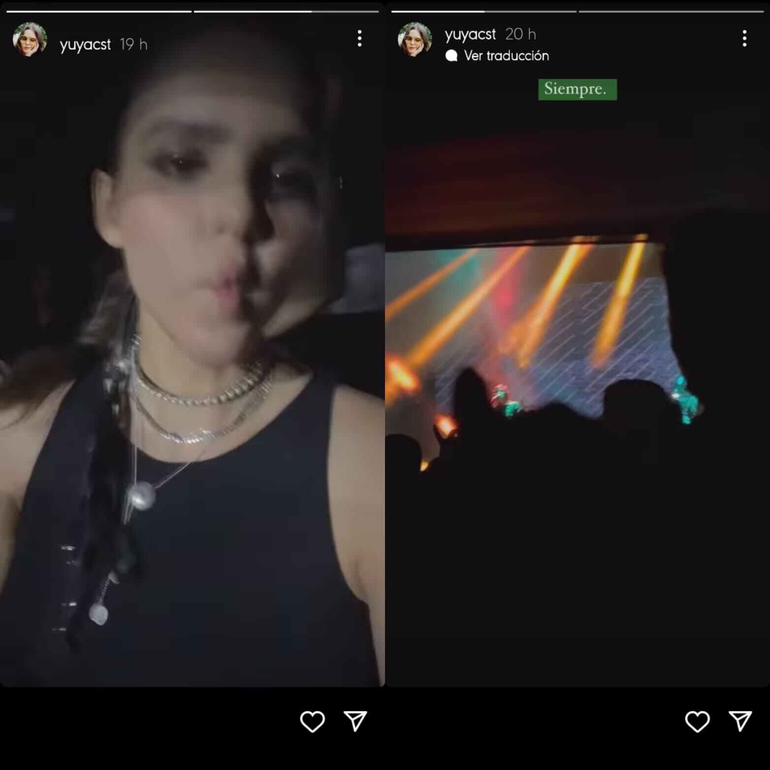 Yuya en el concierto de Siddhartha en Cuernavaca.