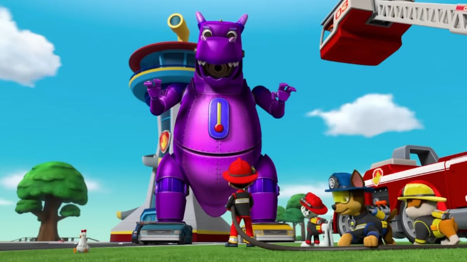 Paw Patrol por estreno de Jurassic World Rebirth