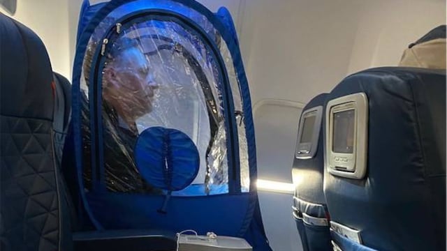 Funda de plástico para proteger del coronavirus