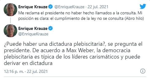Tuits de Enrique Krauze